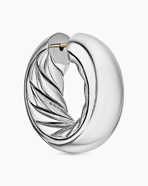 Womens DY Mercer® Hoop Earrings in Sterling Silver, 24.7mm